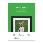 Canvas Photo Paper for Inkjet Printers - 5" x 7" 20 sheets - Resin Coated - 260g