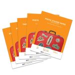 Glossy Sticker Paper - 8.5" x 11" - 100 sheets - 135g